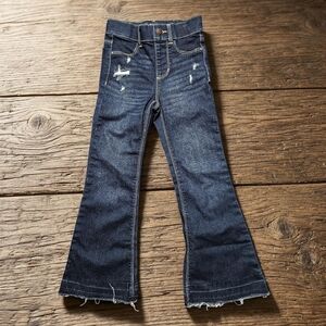 WONDER NATION Dark Blue Flare Jeggings. Size 6/6X.Excellent Condition!!